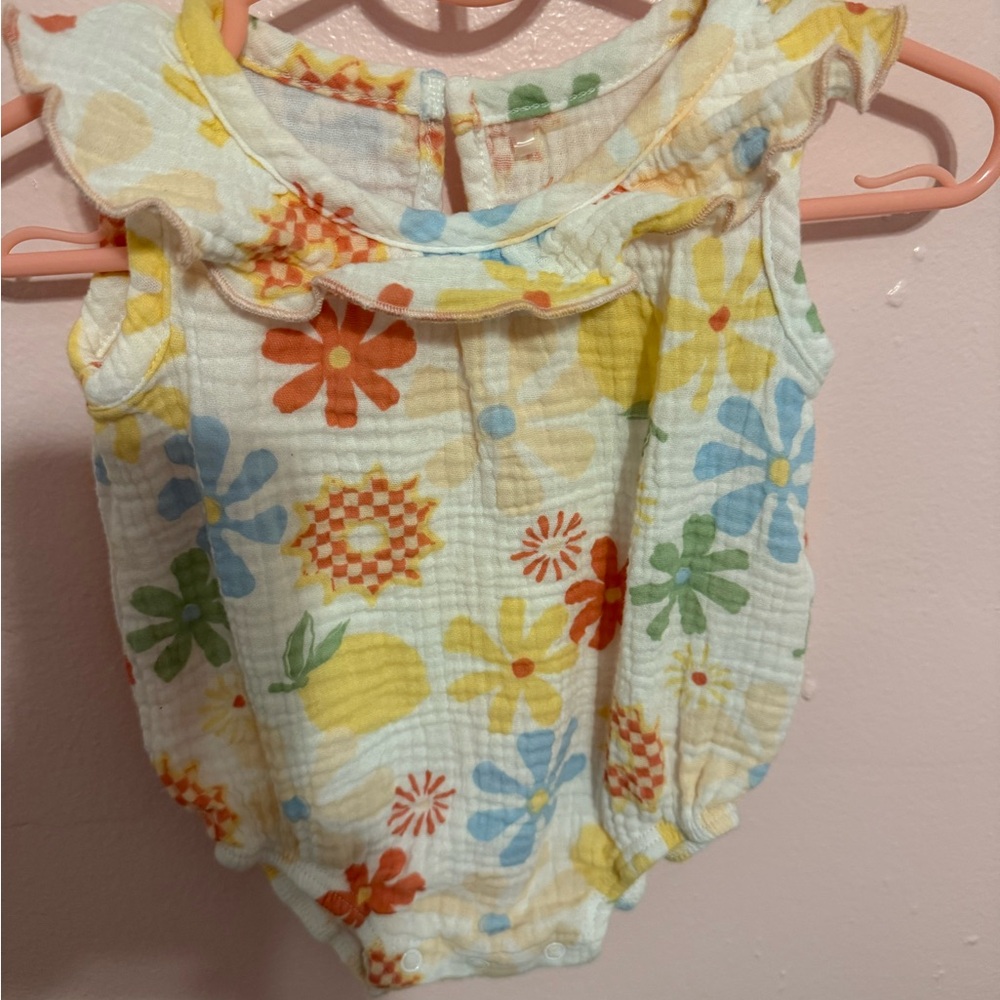 Floral Baby Romper